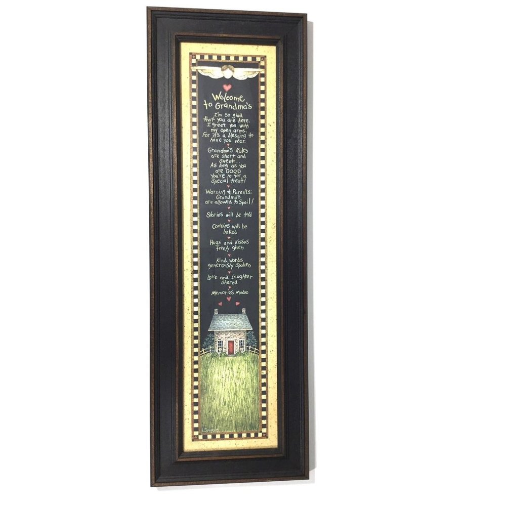 Welcome to Grandma's Framed Art Print